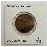 New York Brooklyn Bridge Token/Pendant