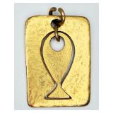 VTG Alva Museum Replica Brutalist Fish Pendant