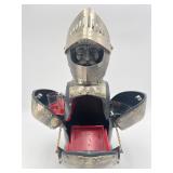 VTG Knight Armor Figural Liquor Decanter & Bar Set