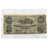 1934 J. Leonard Bell Campaign Ad on Replica $10