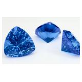 3 LAB Blue Spinel 1.5CT MIN 8X8MM TR