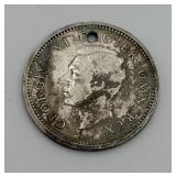 1942 George VI 3 Pence 50% Silver Coin
