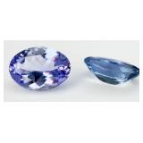 2 Tanzanite .60CT MIN 7X5MM OV