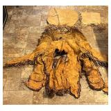 Vintage Fringed Leather Frontiersman Coat