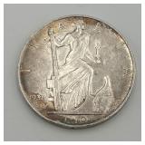 1936 Italy 10 Lire 83.5% Silver Coin