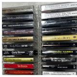 20 Misc Music Cassettes w/ Storage Case