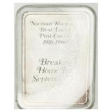 Norman Rockwellï¿½s Breaking ï¿½Home Tiesï¿½ 1oz Silver