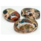 3 Oval Mookaite Jasper