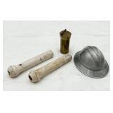 VTG Insulating Tubes, Brass Canister, AT&T Hardhat