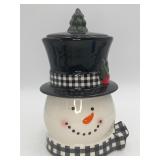 Sleigh Bell Bistro Christmas Cookie Jar