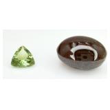 2 Gemstones: Prasiolite & Scapolite
