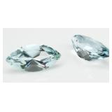 2 Aquamarine .90CT AVG 10X5MM MQ