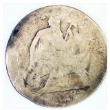 1853 Seated Liberty Half Dollar Silver Coin