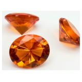 3 Mexican Fire Opal Gemstones