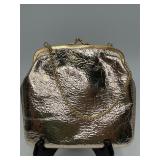 Vintage Metallic Gold Evening Purse