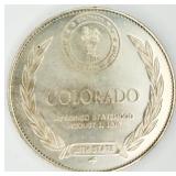 VTG Franklin Mint Colorado 38th State .925 Round