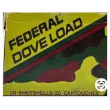 3 Boxes Federal 20 Ga Dove & Small Game