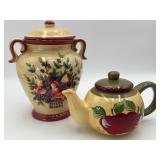 2 Vintage-style Ceramic Kitchenware