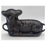 1/2 of a Vintage Cast Iron Lamb Cake Mold