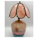 VTG Judith Stiles Pottery Lamp w/Tulip Shade