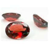 3 Garnets 6X4MM-8X6MM OV