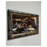 Floral Framed Wall Mirror 15.875x23.875