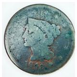 1847 Liberty Head or Braided Hair Large Cent