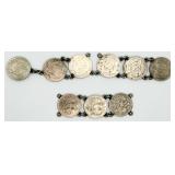 9 10 Heller Coins Made into a Bracelet (Broken)