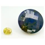2 Gemstones : Sphene & Lapis