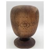 Vintage Hand-carved African Wooden Vessel