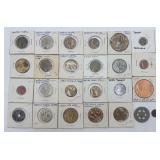 25 Miscellaneous Vintage Tokens & Medals