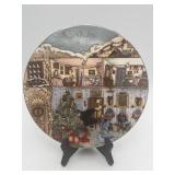 VTG Wedgwood Collector  ï¿½Christmas Eveï¿½ Plate