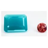 2 Gemstones: Labrador & Chalce