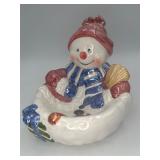 Dolgencorp Holiday Snowman Bowl