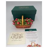 Harmony Kingdom Longaberger 2002 Tulip Basket Box