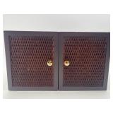 VTG Woven Rattan Expandable Wood Bookendsw/Storage