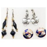 3 Pairs Fashion Earrings