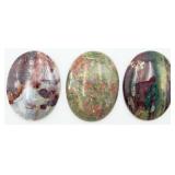3 Polished Stones Ready for Jewelry