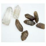 Lot of Smoky & Clear Quartz