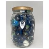 Jar of Glass Marbles