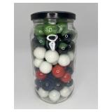 Jar of Glass Marbles