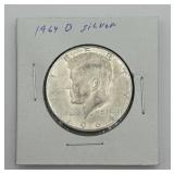 1964-D Kennedy Silver Half Dollar