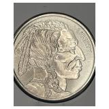 One Troy Ounce .999 Fine Silver Buffalo Round