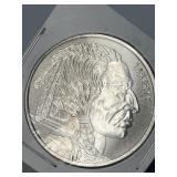 One Troy Ounce .999 Fine Silver Buffalo Round
