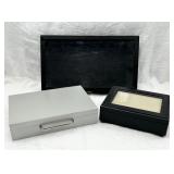 2 Display Cases & Musical Jewelry Box