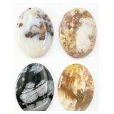 4 Polished Stones Ready for Jewelry