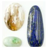 3 Polished Stones Ready for Jewelry