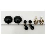 3 Pair of Vintage Ear Clips