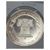 1985 A-Mark One Troy Ounce .999 Pure Silver Round