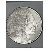 One Troy Ounce .999 Fine Silver Buffalo Round